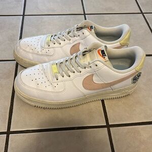 Nike Air Force ones flower power